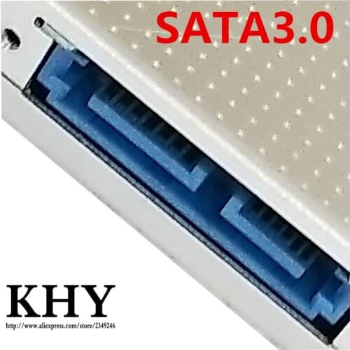 New Hard Drive Caddy SATA 3.0 12.7mm Aluminum SuperDrive for laptop CD-ROM HDD Caddy Support SSD Case HDD Enclosure
