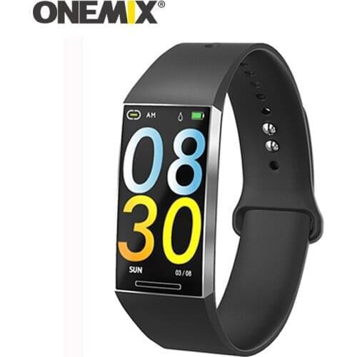 ONEMIX All Compatible Smart Bracelet Waterproof Accurate Step Counting Sports Pedometer Wireless Bluetooth Link Fitness Watch
