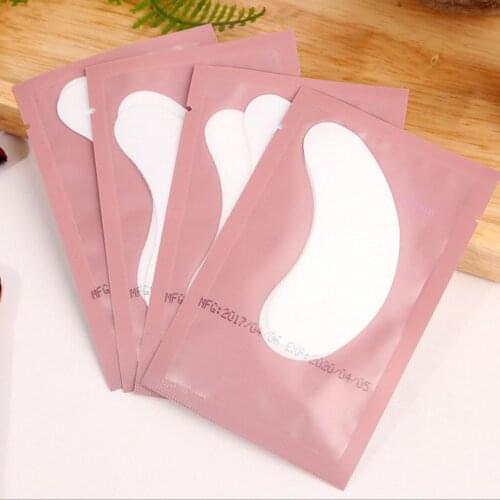 50 PC Eyelash Under Eye Pads Lint Free Patches For Eyelash Extension Supplies Lashes Extension For Professionals make up Tools