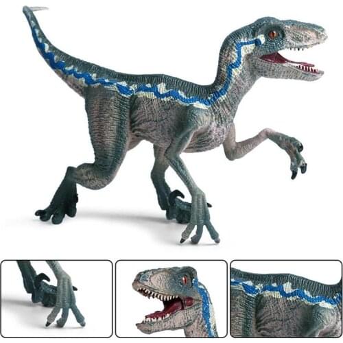 Plastic Simulation Jurassic Park Tyrannosaurus Raptor Dinosaur Model Toys Wild Animal Action Figure For Kid Boy Gift