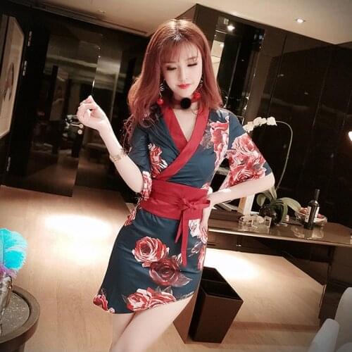 Japanese Kimono Traditional Women Sexy Dress Japan Clothes Women Haori Yukata Cosplay Japanese Kimono Geisha Costume FF2378
