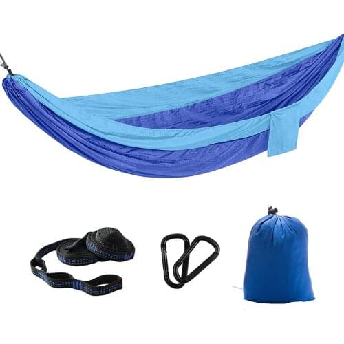 Manufacturers supply parachute cloth hammock outdoor camping swing double lengthened and widened ultra-light products