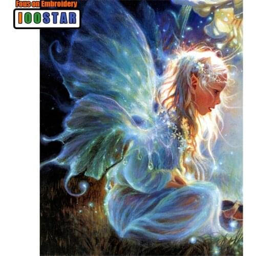 Needlework, Diamond embroidery, full drill diamond painting cross stitch picture crystal mosaic crafts Children Angel