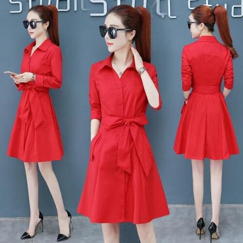Supodeth Long Sleeve Summer Dresses