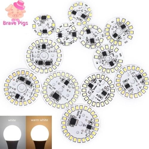 LED Bulb Patch Lamp SMD Plate Circular Module Light Source Plate For Bulb Light