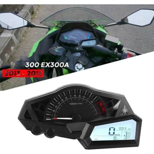 For KAWASAKI NINJA 300 EX300A 2013-2015 Motorcycle Gauges Cluster Speedometer Tachometer Instrument