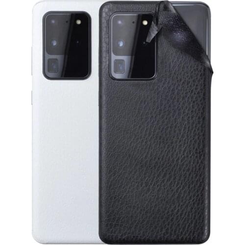 2021 New Leather Matte Film Back Film For Samsung Galaxy S20 Ultra S20 Plus S20+ Note 20 Paste Rear Decorative Wrap Film