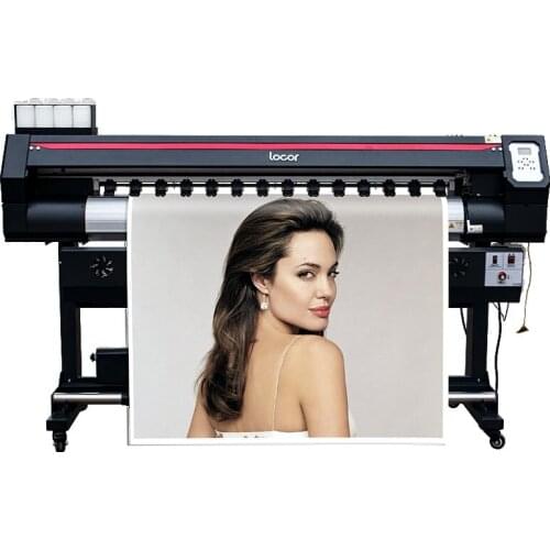 1.6m Large Format Banner Printer Outdoor Vinyl Sticker Flex Printing Machine CMYK Color Inkjet Printer Eco Solvent Plotter XP600