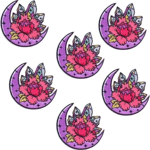 10Pcs/Set Cartoon Crystal Patches On Clothes Iron On Patches For Clothing Thermoadhesive Patches For Clothes Appliques Stripes