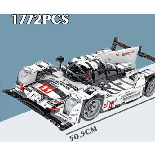 New 1722PCS Supercars Expert High-tech City Series Formula Car Model Bricks Technical Building Blocks Toys Kid Gift