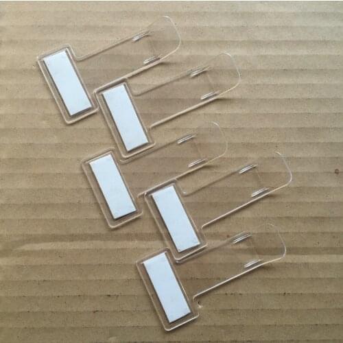 CHIZIYO 4pcs Car Vehicle Parking Ticket Permit Holder Clip Sticker Windscreen Window Fastener Stickers