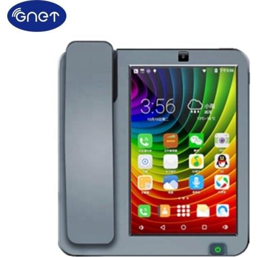 4G SIM Card Android Smart Fixed Phone Touch Screen Video Call Telephone With Wifi Recording For Home Business Landline Phones