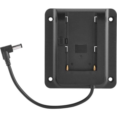 Battery Camera Adapter Plate Portable Battery Plate With Mounting Screws For Sony NP-F970 F550 F770 F970 F960 F750 Batteries