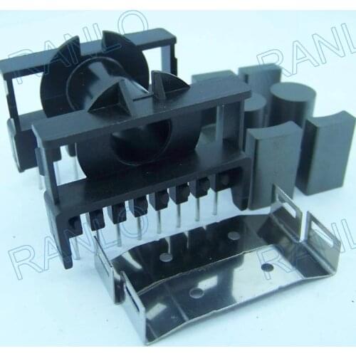 ETD39 transformer bobbin ferrite core PC40 soft magnetic core horizontal 16pin 8+8