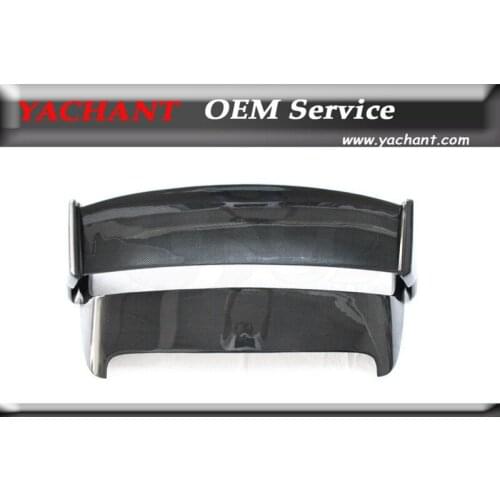 Hot Full Carbon Fiber Rear Trunk Spoiler Wing Fit For 08-14 Impreza GRB WRX/STI VS Ver.1 Style Rear Spoiler w/ Break Light