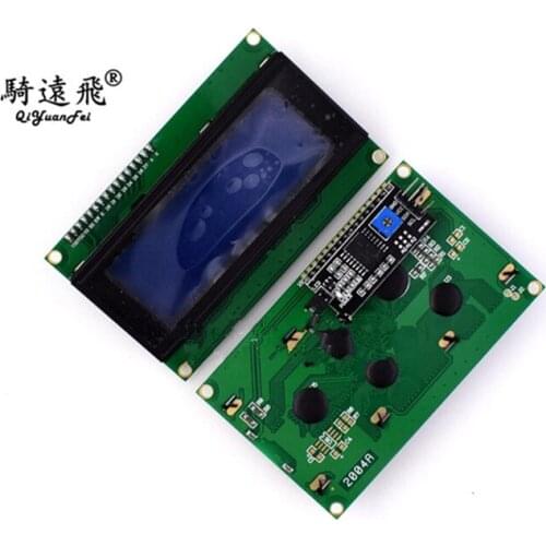 IIC I2C interface lcd2004 LCD module 2004 LCD blue screen with welding adapter board