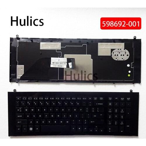 Hulics Original US English Keyboard For HP Probook 4720S 4725S laptop Keyboard US layout Frame 598692-001