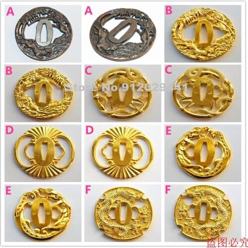 Nice High Quality Alloy Tsuba Guard For Japanese Sword Samurai Katana Japan