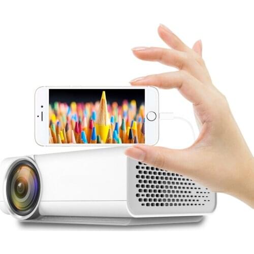 Mini Projector For Home Theater System Movie Video Projector With VGA AV USB Wired With The Same Screen Beamer