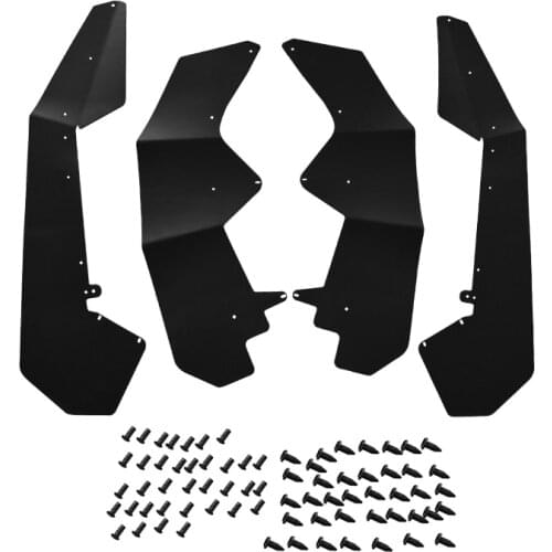 FENDER FLARES BLACK SET(4) fit for 2020 RZR Pro XP models (2 and 4 seat)