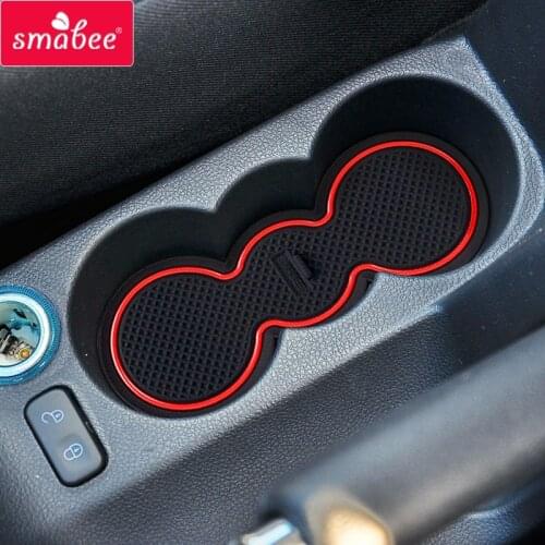Smabee Anti-Slip Gate slot mat For Skoda Octavia A5 2005 ~ 2013 MK2 1Z 2007 2008 2009 2010 2011 2012 Non-slip mats Accessories