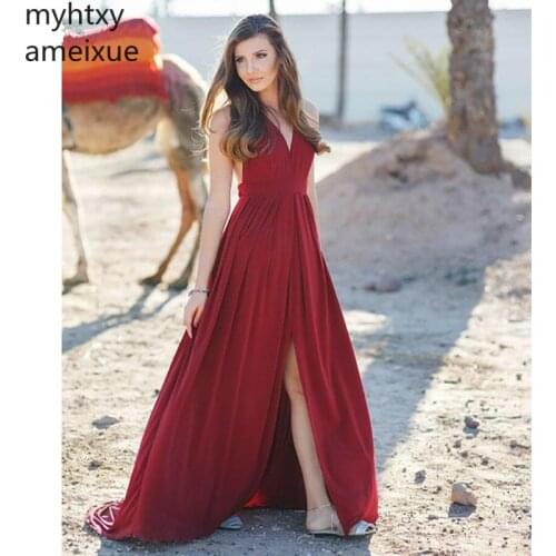 2021 New sexy Robe Evening Dresse A-line Prom Dresss Floor Length Backless Sweep Train Evening Gowns Custom Made