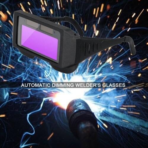 Automatic Dimming Goggles Welding Strong Toughness Argon Arc Electric Portable Glasses for Welder Eyes Protection