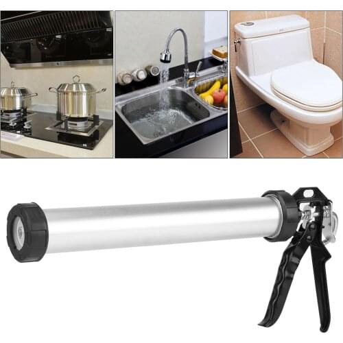 Caulking Gun Cement Lime Pump Grouting Mortar Sprayer Applicator Grout Filling Tools with 10 Nozzles for Caulking Glass Glue