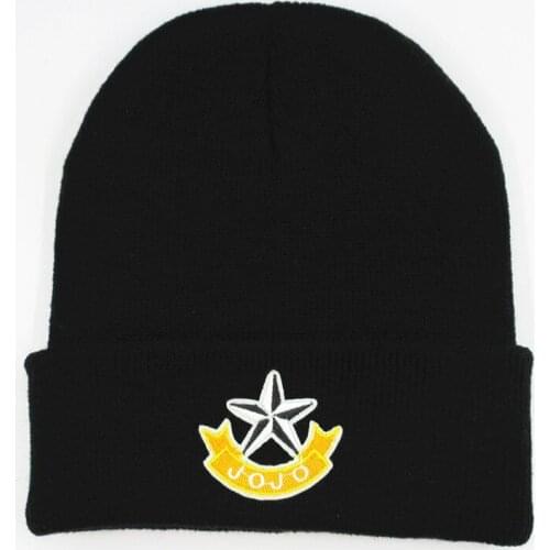 Five stars embroidery Thicken knitted hat winter warm hat Skullies cap beanie hat for kid men women 87