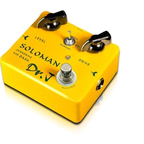 JOYO Dr.J D52 SOLOMAN Bass Overdrive Effect Pedal Instruments player with a concise panel outstanding tone Manual stompbox