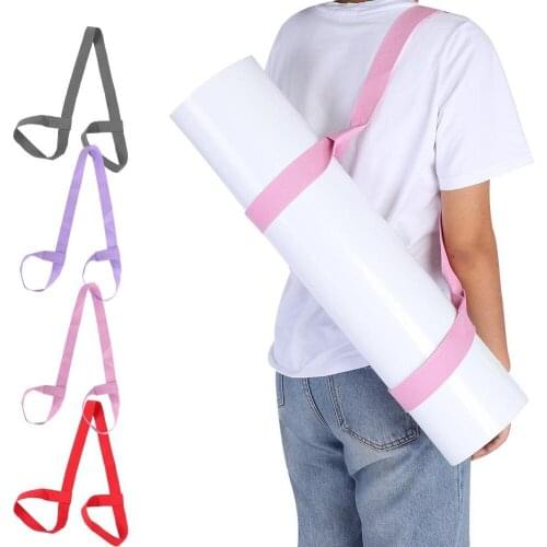 Adjustable Sport Sling Adjustable Yoga Mat Carrier Yoga Mat Sling Exercise Stretch Fitness Elastic Yoga Belt Yoga Mat Strap Belt