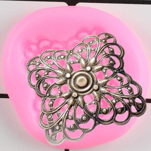 Relief Cake Border Silicone Mould Cake Decorating Tools Cupcake Topper Fondant Mold Wedding Candy Polymer Clay Chocolate Molds