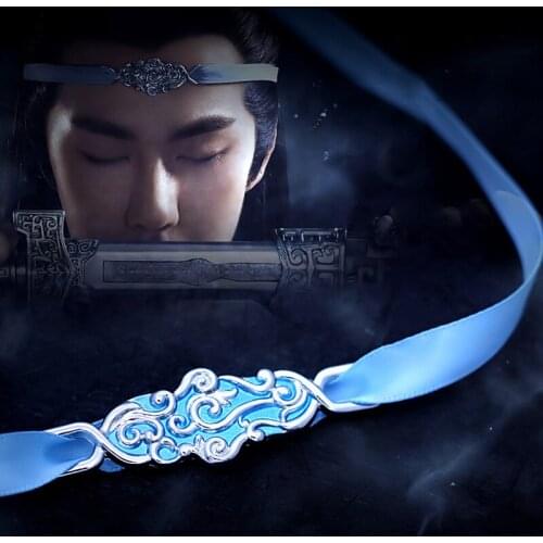 Lan Wangji Hair Jewelry Mo Dao Zu Shi Yaoi Headband Cosplay The Untamed Grandmaster of Demonic Cultivation Wei Wuxian Hanfu