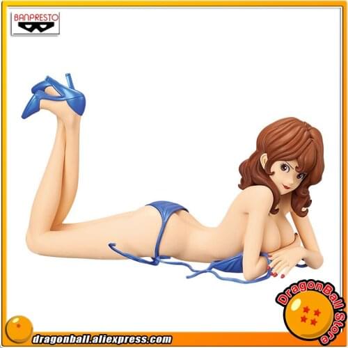 Japan Anime "Lupin the 3rd PART5" Original Banpresto GROOVY BABY SHOT vol.7 Collection Figure - Fujiko Mine ver. PURPLE