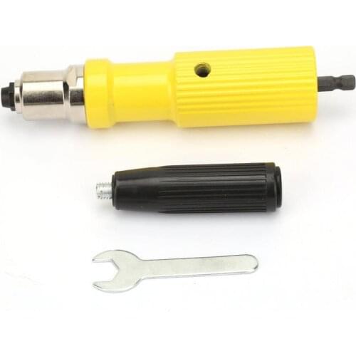 Rivet Nut Gun Electric Rivet Nut Gun Adaptor Drill Adapter Cordless Riveting Tool Insert Nuts Connector Head