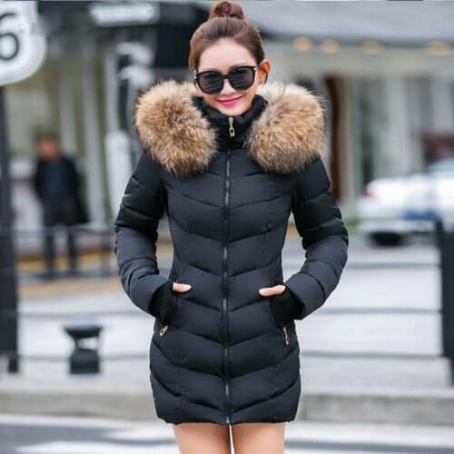 2019 Winter Jacket Women Fake Fur Parkas Women Down Jacket New Thick Snow Wear Winter Coat Female Jackets Parkas plus size