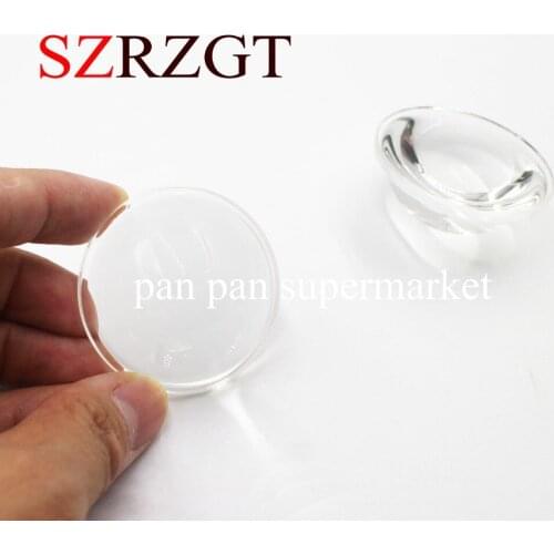 1pcs 50mm Water Clear Convex Lens Optical Hight Quality Glass LED Lens For Auto Led Car Lamp