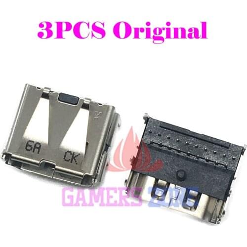3pcs For PS3 3K 4K HDMI-compatible Connector Port Socket for Sony PS3 Super Slim 3000 4000