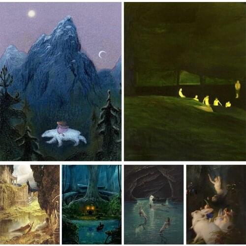 5D DIY Diamond Painting Flashing Romantic Rhinestones Exquisite Home Hand-made Decorative Paintings Can Be Customized