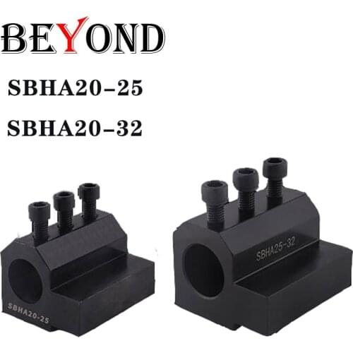 BEYOND 1Pcs SBHA SBHA20-25 SBHA20-32 CNC Lathe Inner Diameter Auxiliary Tool Holder Guide Sleeve Holder