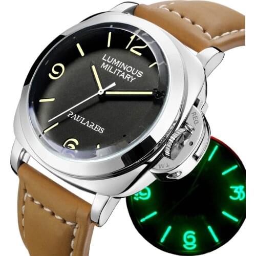 Automatic Mechanical Watch Mens Top Luxury Brand Luxury Mens Watches 2021 Multifunction Waterproof Watch fashion Leather Strap