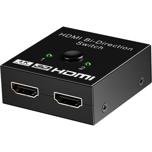 4K HDMI Switcher Bi-Direction 1x2 / 2x1 HDMI HDMI-compatible Splitter for PS4/3 Xbox HD TV Switcher Adapter