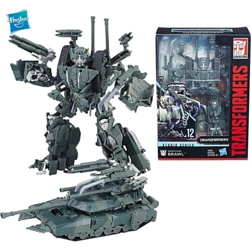 Anime Original Hasbro Transformers Studio Series 12 Voyager Class Movie Decepticon Brawl Anime Action Figures Toys for Children