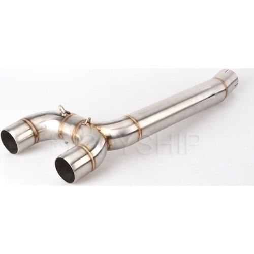 FZ6 Motorcycle Exhaust Muffler Middle Link Pipe Accessories For Yamaha FAZER FZ6 2004 to 2009 FZ6N FZ6S FZ6 S / N Slip-on
