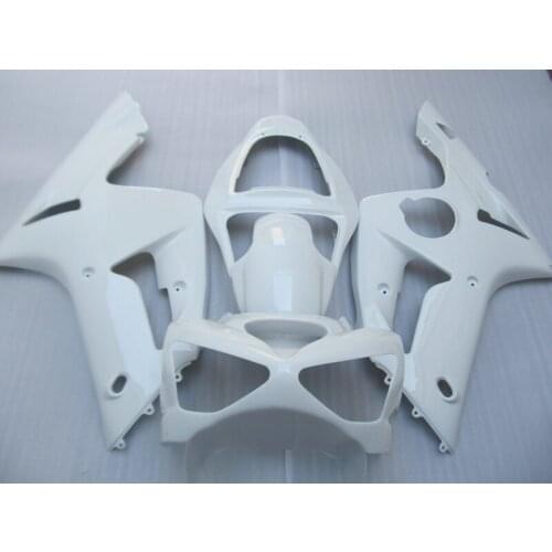 Injection Fairing kits 100% fit for Kawasaki NINJA ZX 6R 2003 2004 fairings zx6r 03 04 all white bodywork sets HK55
