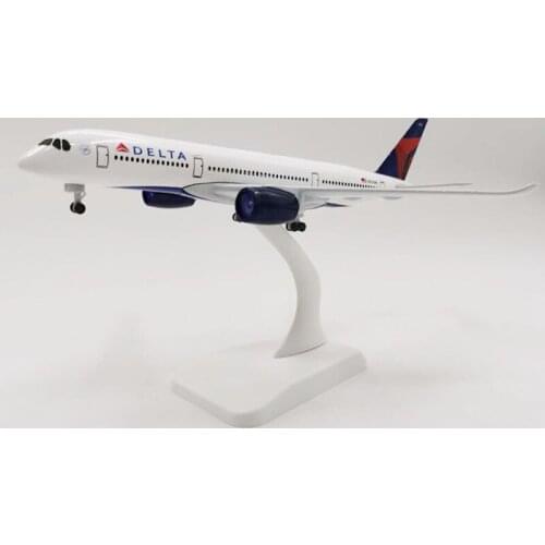 20CM 1:300 Scale Diecast Alloy Airbus A380 DELTA Airlines Airplanes Plane Aircraft Aviation Model Airliner Gift Kids Toy Display
