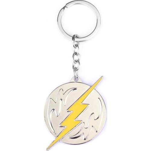 MQCHUN New Arrival Movie Key Chain Flashman Keyring Keychain for Keys Chaveiro Llavero Flash Key Ring Key Holder -50