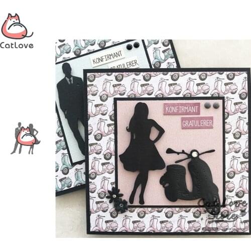 Man Woman Character Metal Cutting Dies Scrapbooking Stencil Die Cuts Card Making Decorative Craft Embossing New Dies For 2019