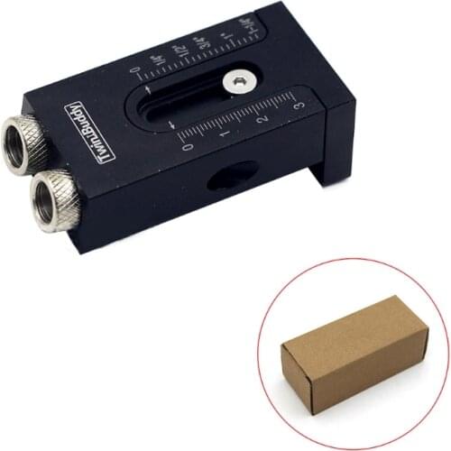 517A 8x Pocket Hole Jig Kit 6/8/10mm Angle Drill Guide Set Hole Puncher Locator 15 Degree Angle Locator for Woodworking Tool