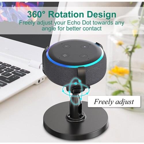 Desktop Holder Table Stand For Amazon Alexa Echo Dot 3rd generation Voice Assistants Holder Speaker Accessories Bracket